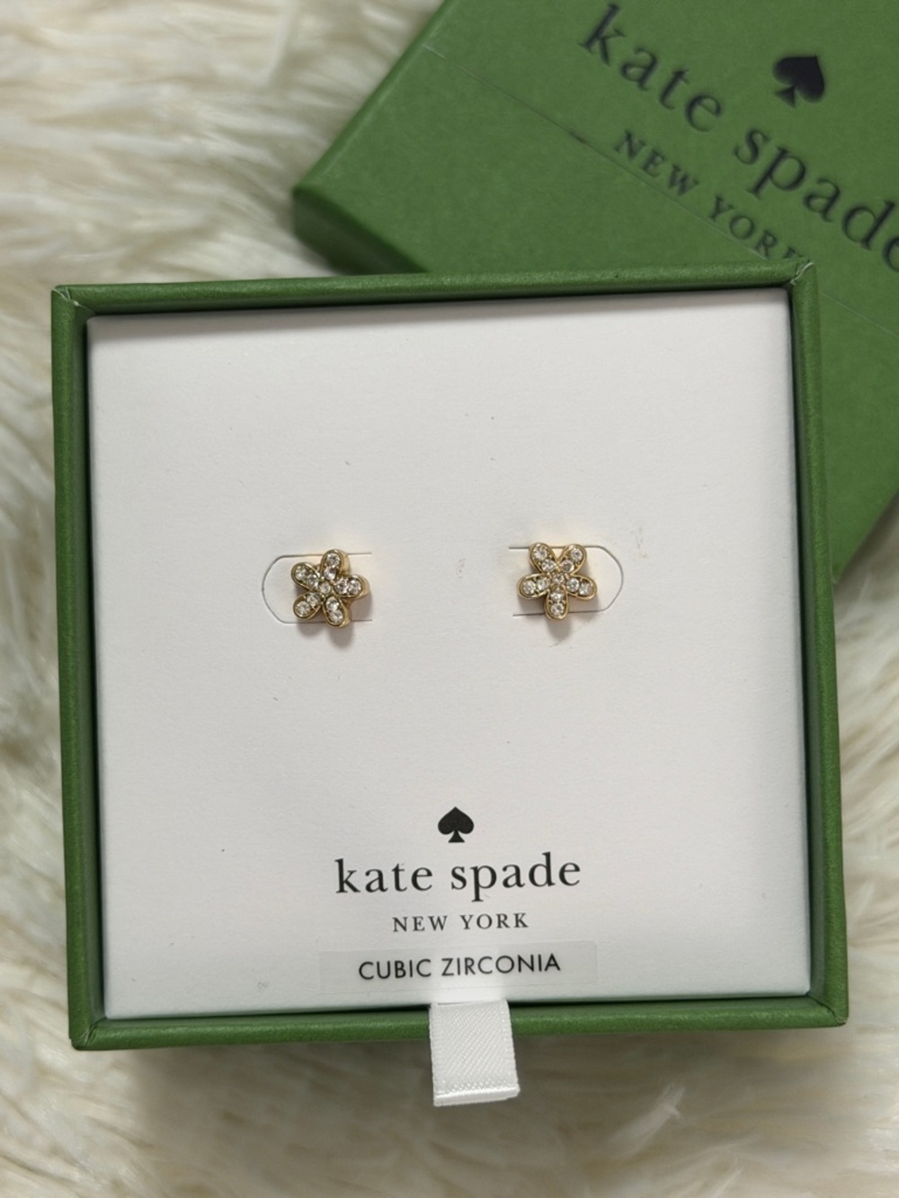kate spade Gold Flower Stud Earrings